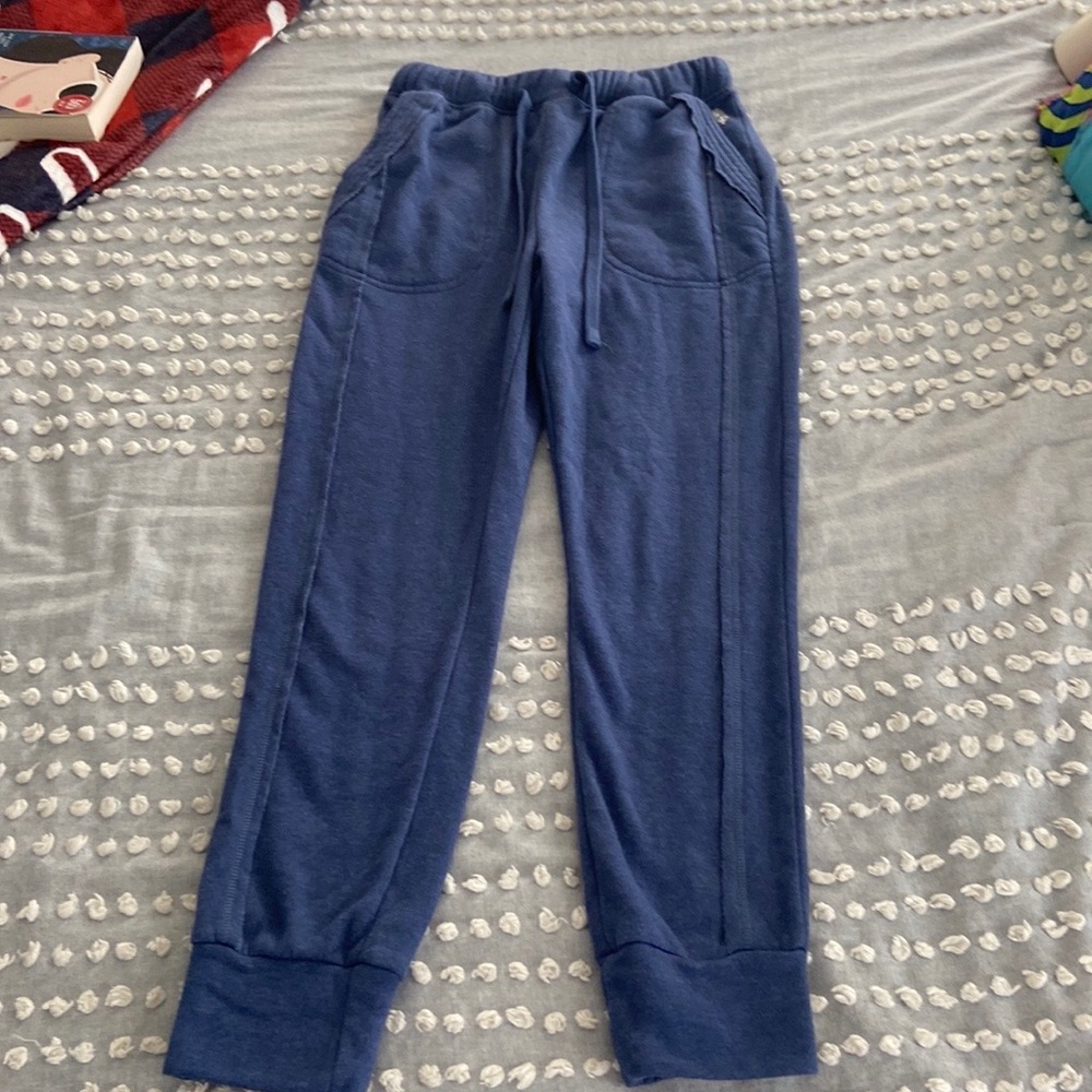 blue sweatpants